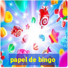 papel de bingo